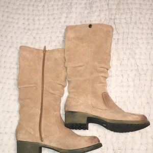 Suede Leather boots